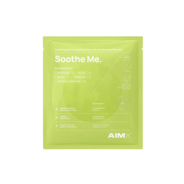 SOOTHE ME greito poveikio raminanti veido kaukė su peptidais, 1vnt