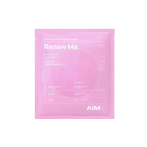 RENEW ME greito poveikio „Anti-aging“ veido kaukė su peptidais ir kolagenu, 1vnt