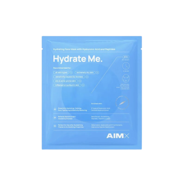 HYDRATE ME greito poveikio giliai drėkinanti veido kaukė su peptidais, 1vnt - Image 2