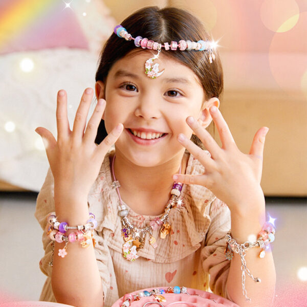 Papuošalų dirbtuvės GIRLS POWER LACING BEADS - Image 5