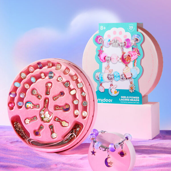 Papuošalų dirbtuvės GIRLS POWER LACING BEADS - Image 4