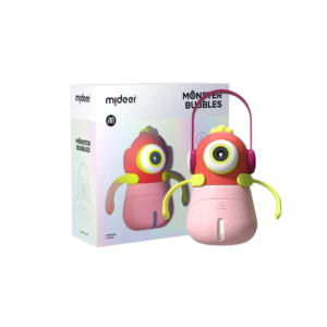 Elektrinis muilo burbulų aparatas PINK MONSTER BUBBLES
