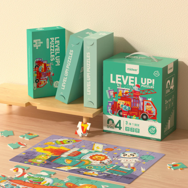 LEVEL UP dėlionės - 4 Lygis Transporto priemonės - Image 5