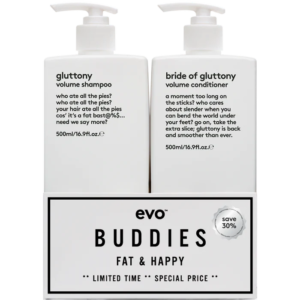 BUDDIES VOLUME: GLUTTONY šampūnas + kondicionierius