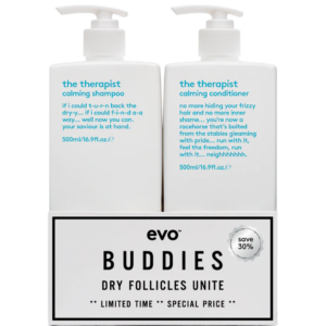 BUDDIES HYDRATE: THE THERAPIST šampūnas + kondicionierius