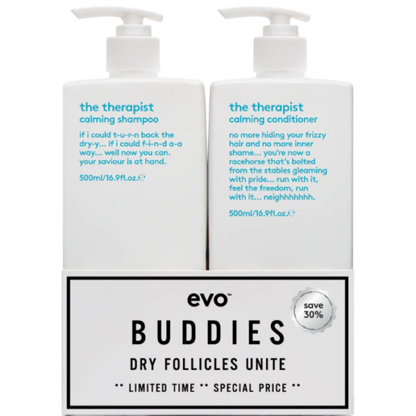 BUDDIES HYDRATE: THE THERAPIST šampūnas + kondicionierius
