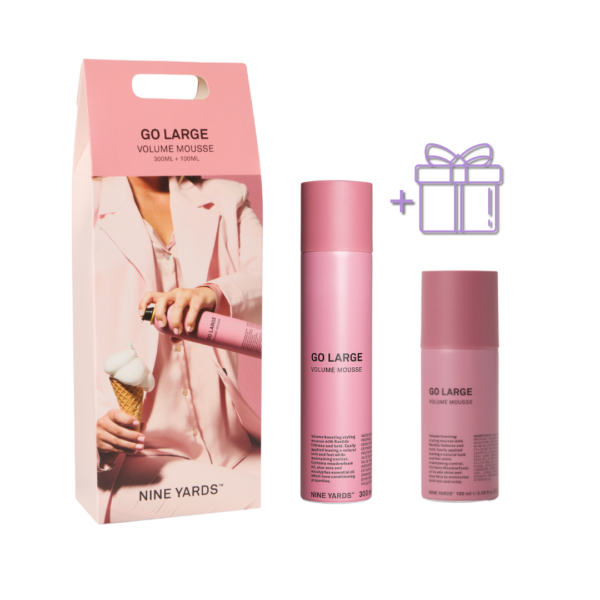 GO LARGE apimties suteikiančios putos 300ml + 100ml DOVANŲ