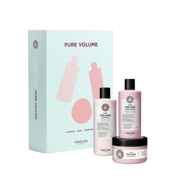 PURE VOLUME apimties suteikiantis plaukų priežiūros rinkinys, 2 PRODUKTAI + 1 DOVANŲ