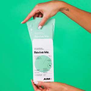 DOVANA - AIMX REVIVE ME drėkinanti ir gaivinanti paakių kaukė su hialuronu, 1 lakštas