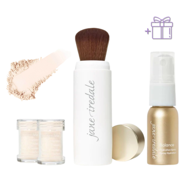 Powder-Me Sausa apsauga nuo saulės SPF30 + Drėkinamasis purškiklis Balance DOVANŲ - Image 3