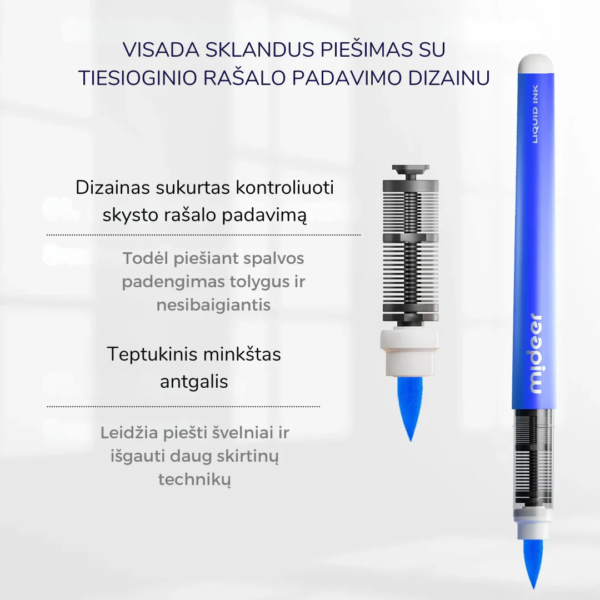 Akriliniai markeriai su skysto rašalo užpildu minkštu antgaliu - Image 4