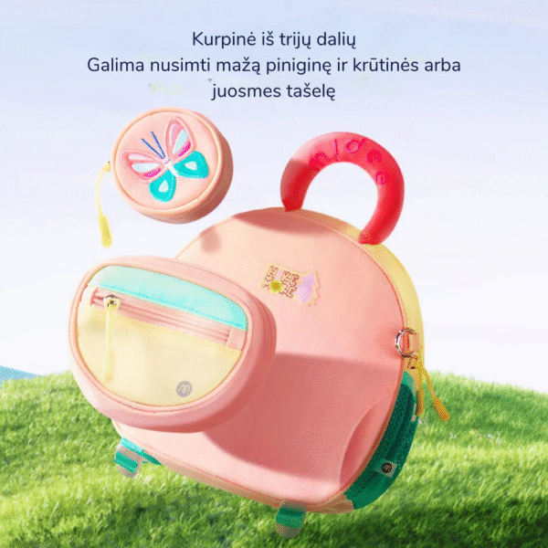Vaikiška išvykų kuprinė + Multivitaminai vaikams - Image 7