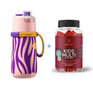 Gertuvė 2in1 su vandens dulksna + Multivitaminai vaikams