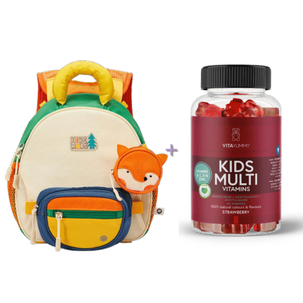 Vaikiška išvykų kuprinė + Multivitaminai vaikams - Image 4