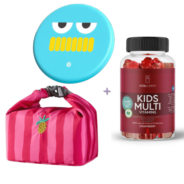 Daugiafunkcinis termo krepšys + Minkštas skraidantis diskas + Multivitaminai vaikams - Image 2