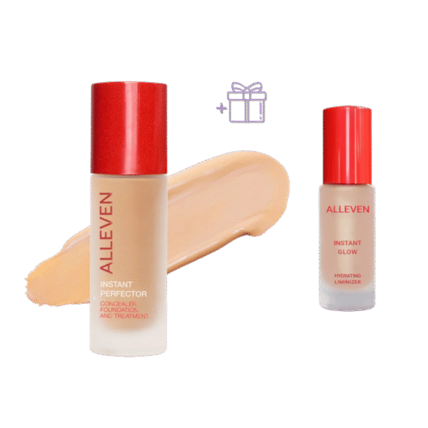 Makiažo pagrindas ir maskuoklis viename INSTANT PERFECTOR 20ml + Švytėjimo priemonė INSTANT GLOW #PEARL 5 ml DOVANŲ
