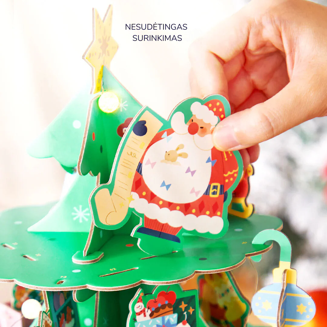 Besisukanti muzikinė 3D Kalėdinė dėlionė - Image 4