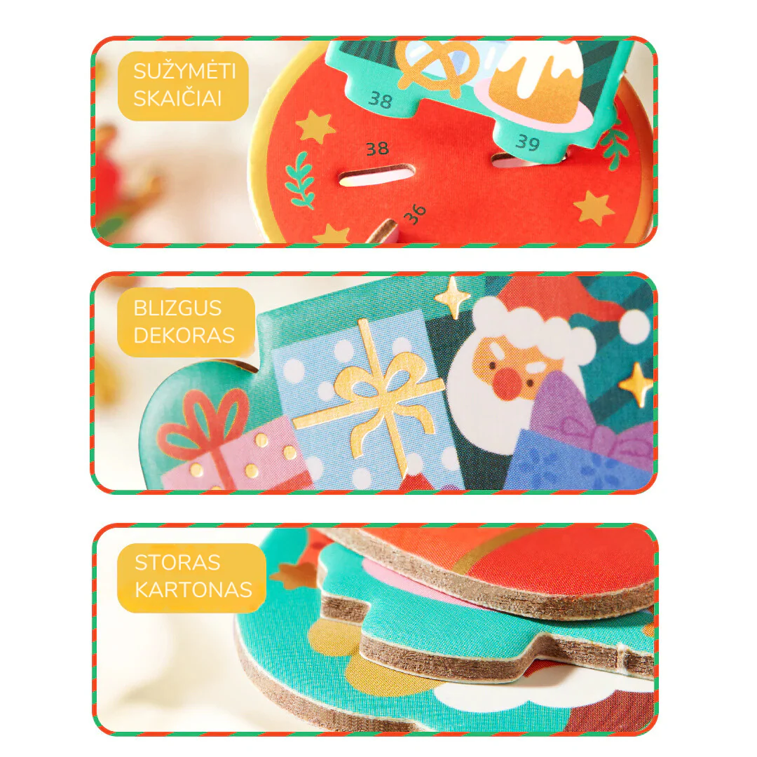 Besisukanti muzikinė 3D Kalėdinė dėlionė - Image 3