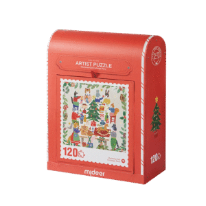 Dėlionė Kalėdų vakaras pašto dėžutėje