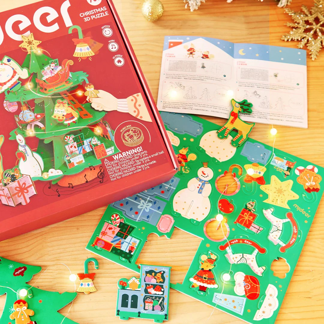 Besisukanti muzikinė 3D Kalėdinė dėlionė - Image 2