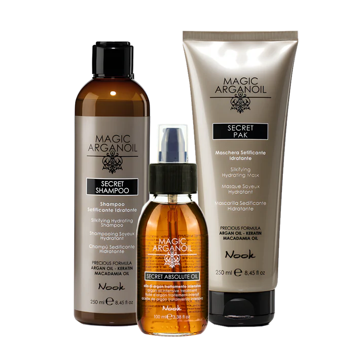 Rinkinys plaukų drėgmei atstatyti "Šilko kelias"