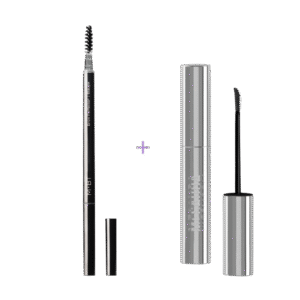 Brow Perfector | Etaupe Antakių pieštukas + BROW GLAMINATE – Skaidrus fiksuojantis antakių gelis