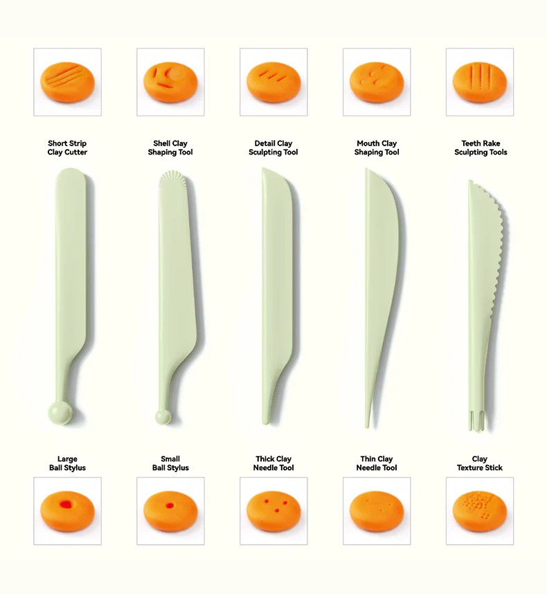 Oro molio rinkinys - 24 spalvos - Image 3