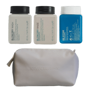 DOVANA - BLOW.DRY WASH/RINSE, RE.STORE kaukė + kosmetinė / MAITINAMASIS ir STIPRINAMASIS rinkinys