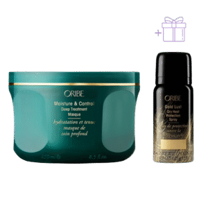 MOISTURE & CONTROL DEEP TREATMENT MASQUE intensyviai drėkinanti kaukė, 250ml  + DOVANŲ ORIBE apsauga nuo karščio