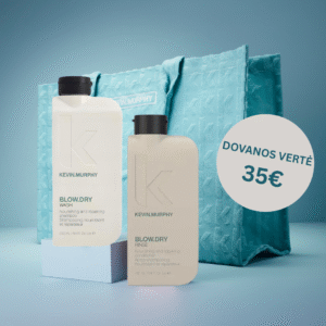 BLOW.DRY WASH + RINSE maitinamasis šampūnas ir kondicionierius + Vasaros krepšys DOVANŲ