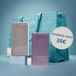 HYDRATE-ME.WASH + RINSE drėkinantis šampūnas ir kondicionierius + Vasaros krepšys DOVANŲ