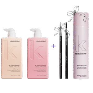 PLUMPING.WASH + RINSE apimties suteikiantis šampūnas ir kondicionierius 500ml + 500ml + DOVANOS už 56€