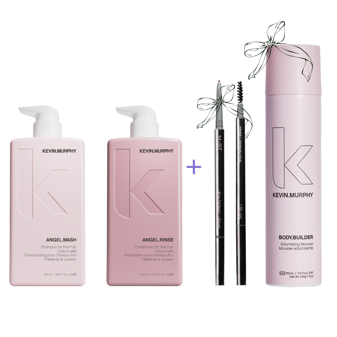 ANGEL.WASH + RINSE šampūnas ir kondicionierius dažytiems plaukams 500ml + 500ml + DOVANOS už 56€
