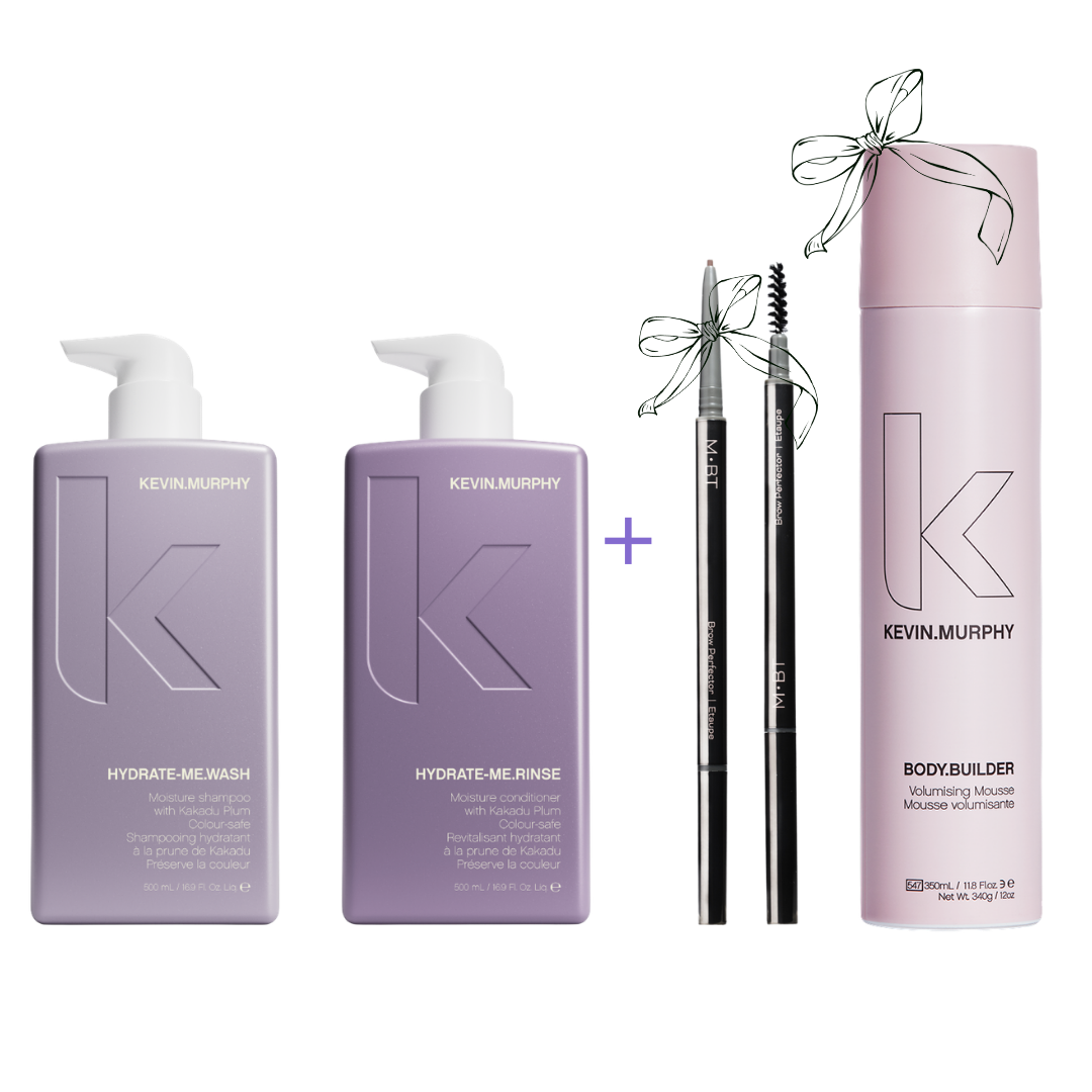 HYDRATE-ME.WASH + RINSE drėkinantis šampūnas ir kondicionierius 500ml + 500ml + DOVANOS už 56€