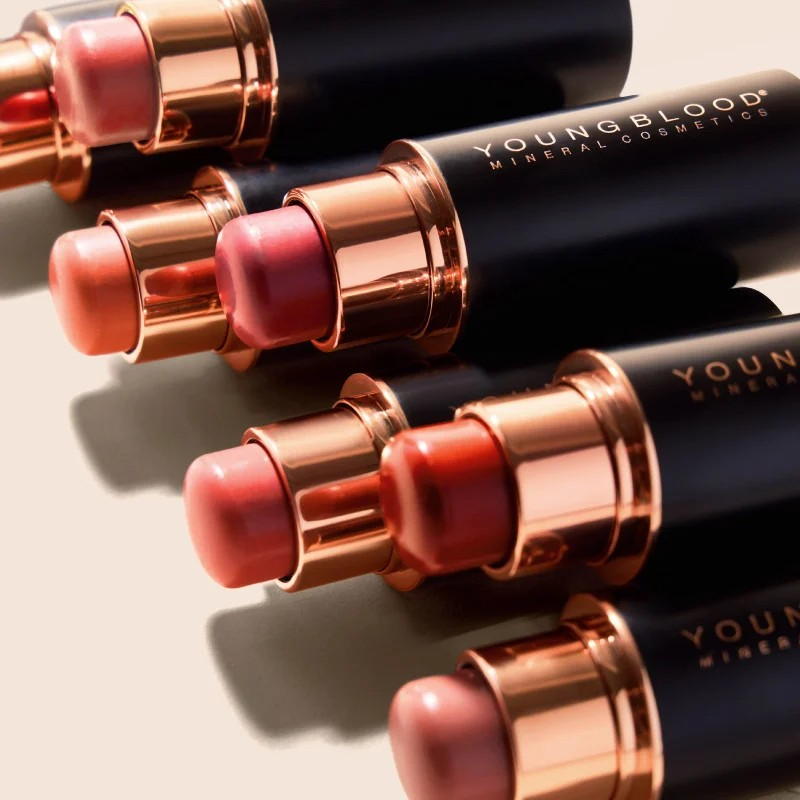 Trys viename kreminiai skaistalai, lūpų dažai ir akių šešėliai VIVID Luxe Creme BLUSH - Image 7