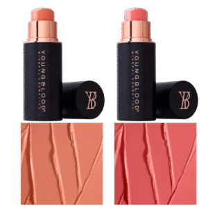 Trys viename kreminiai skaistalai, lūpų dažai ir akių šešėliai VIVID Luxe Creme BLUSH