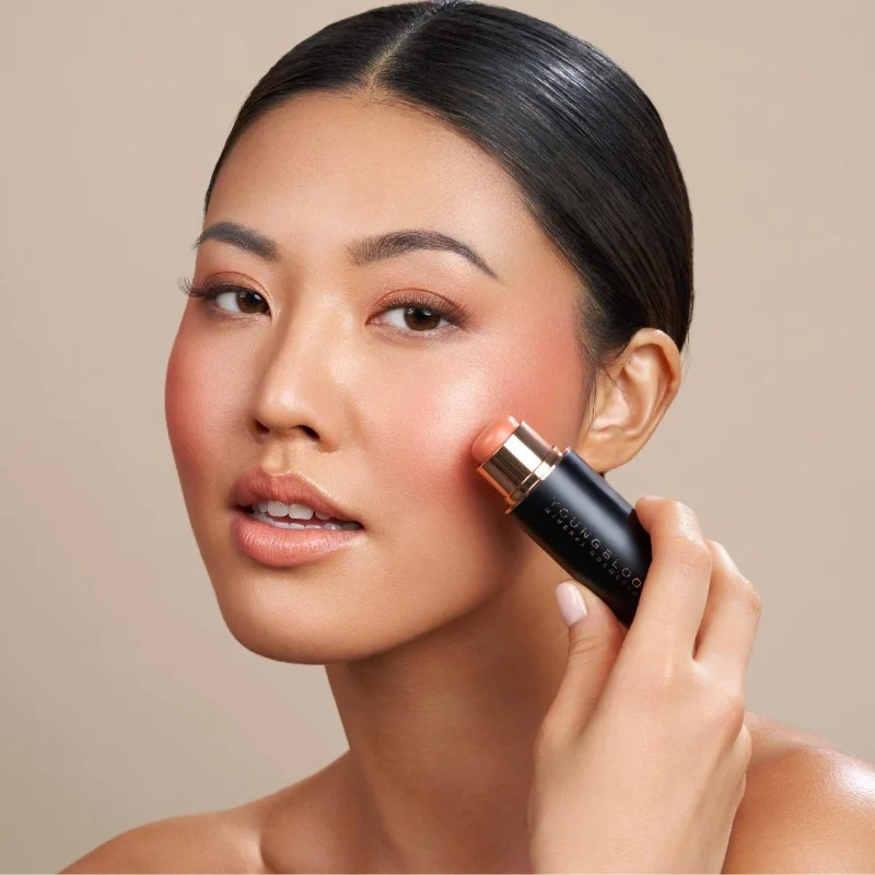 Trys viename kreminiai skaistalai, lūpų dažai ir akių šešėliai VIVID Luxe Creme BLUSH - Image 8