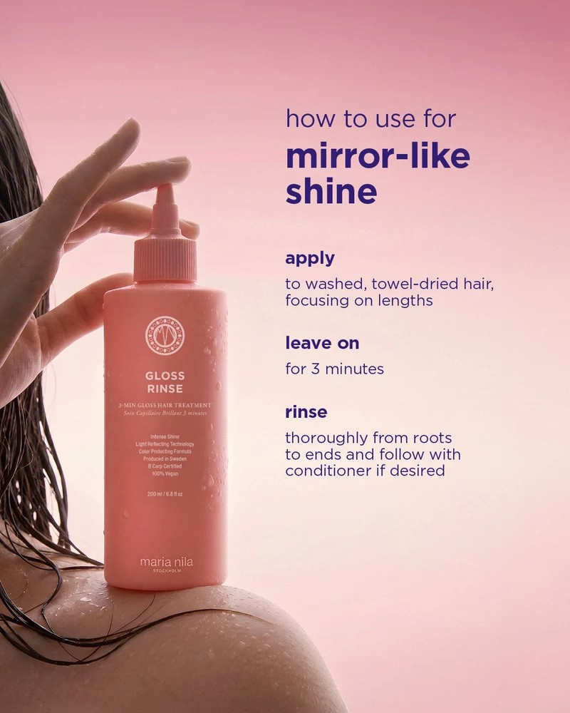 GLOSS RINSE - 3min greito poveikio atstatomoji priemonė - Image 3